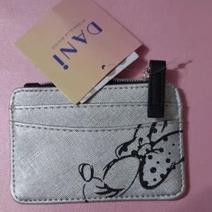 NWT Loungefly Disney Minnie Silver Card Case -Dani by Danielle Nicole